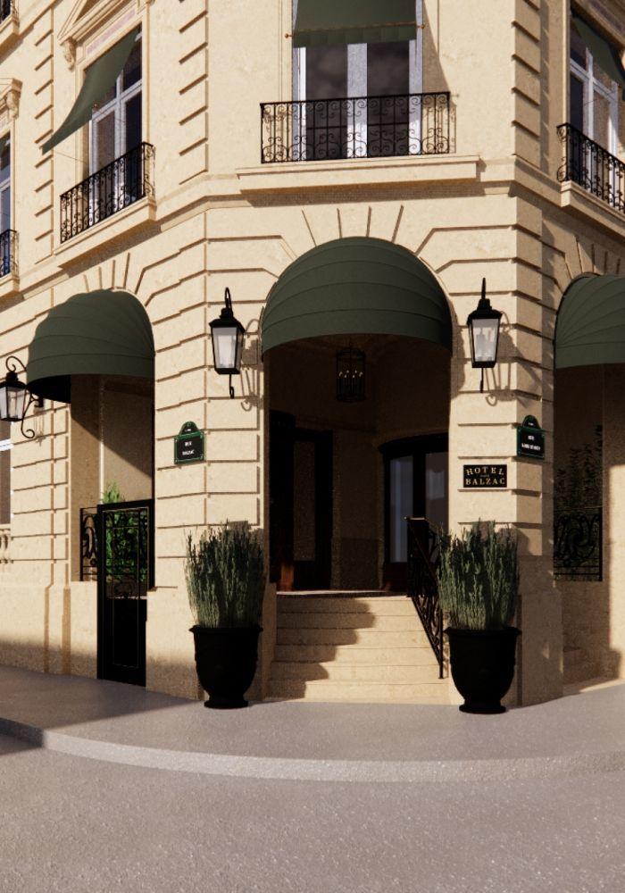 Hotel Balzac Paris Eksteriør bilde
